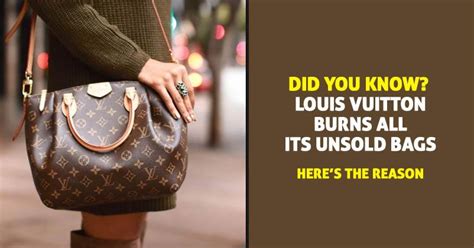 louis vuitton burn their products|why did louis vuitton destroy handbags.